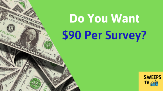 get paid $90 per survey